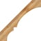 Ekena Millwork 6"W x 42"D x 42"H Balboa Rough Sawn Knee Brace, Western Red Cedar BRC06X42X42BOA00RWR - alternate 2